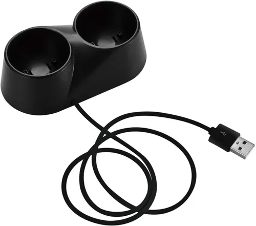 Vista 2 de OSTENT Cargador dual del soporte de la estación de alimentación del muelle de carga para Sony PS4 VR PS Move Controller