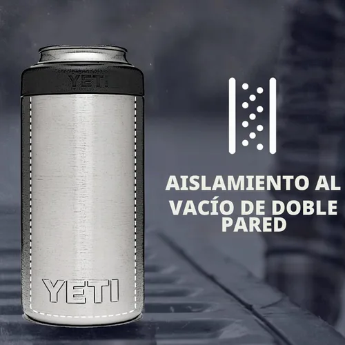 Vista 3 de YETI Rambler - Aislador de latas altas Colster de 16 onzas para Tallboys y latas de 16 onzas, color negro