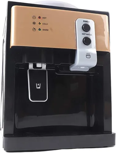 Vista 8 de Dispensador de agua de carga superior de 5 galones, 304 de grado alimenticio, máquina de beber para encimera, dispensador eléctrico de agua fría