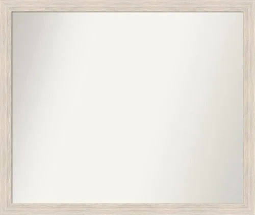 Vista 85 de Amanti Art Espejo personalizado, espejo de baño estrecho Alexandria White Wash, espejo de pared o espejo de tocador de baño sobre el fregadero