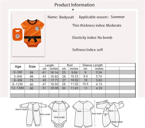 Vista 7 de Beal Shopping Infant Baby Girls Boy Bodysuit Romper Short Sleeve Jumpsuit Bibs