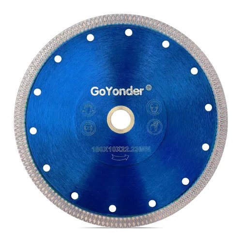 Vista 28 de GoYonder Hoja de Sierra de Diamante Super Delgada de 4" para Amoladora Hoja de Azulejo, Hoja de Sierra de Diamante para Cortar Azulejos de Porcelana