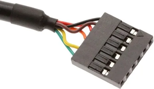 Vista 4 de Gearmo Cable adaptador serie USB a TTL 3.3V, LED de actividad, chip FTDI FT232QR, cabezal hembra de 6 pines UART Windows 11, 10, 8, 7, macOS, Linux