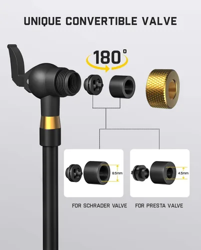 Vista 9 de Fanttik Adaptador de manguera de bomba de aire e inflador de neumáticos X9 Pro Compresor de aire portátil