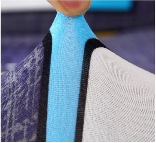 Vista 2 de IMYOGI Funda de sofá de alta elasticidad estampada, funda de elastano elástica para sofá de esquina, lavable para 3 cojines, protector de muebles