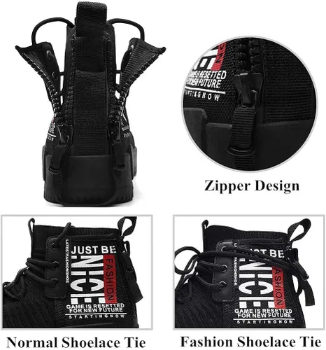 Vista 4 de Tenis a la moda para hombre, tenis para correr, tenis para caminar, uso casual, practicar deportes