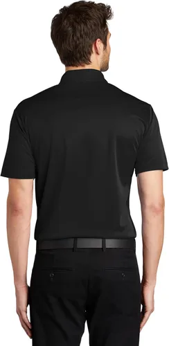 Vista 3 de Port Authority Polo unisex de seda Touch Performance Negro
