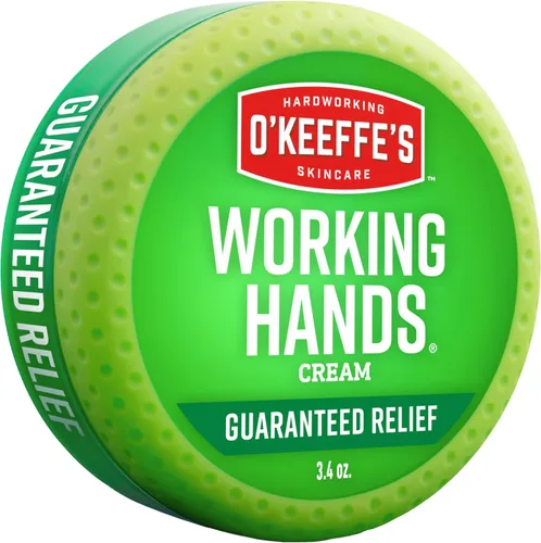 Vista 5 de O'Keeffe's K0350002-5 Crema de Manos Working Hands en Tarro (Paquete de 5), 3.2 oz