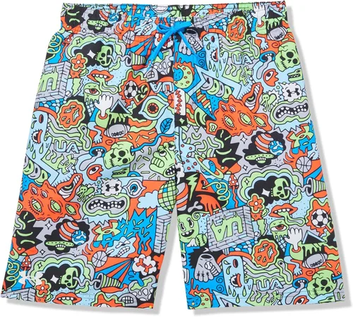 Vista 18 de Under Armour Boys' Volley Swim Trunks with UPF 50+ Sun Protection Velocidad de la Academia