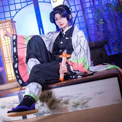 Vista 5 de Cosplay Costume for Kids Adult Anime Kimono Halloween Party