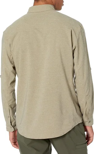 Vista 2 de HUK Camisa de manga larga con botones de pesca A1a para hombre +30 UPF
