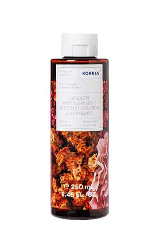 Vista 14 de KORRES Limpiador Corporal Renovador, Aroma a Albahaca y Limón, Gel Espumoso de Ducha para Mujeres y Hombres con Botánicos Griegos Hidratantes, Jabón