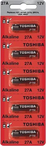 Vista 5 de TOSHIBA Batería alcalina 27A GP27A MN27 A27BP de 12 voltios (2 baterías)
