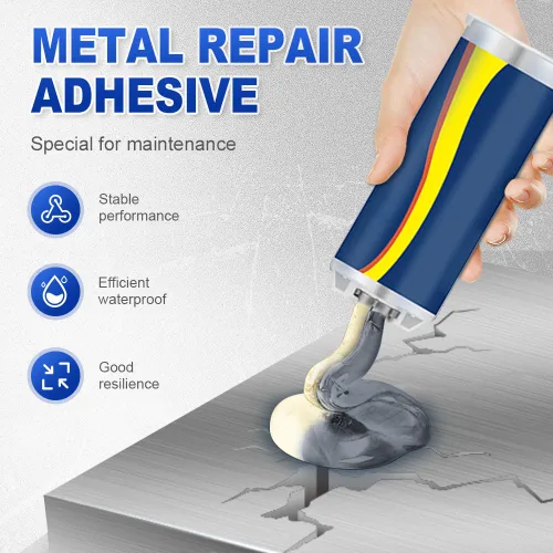 Vista 4 de Pegamento de fundición fuerte para metal, pegamento de fundición mejorado 2026, adhesivo de grado profesional para reparación de grietas de metal