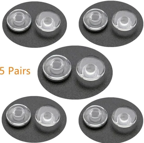 Vista 7 de BEHLINE - 5 pares de almohadillas de nariz de repuesto para marco, para marco de gafas sin marco, protectores de nariz de silicona suave