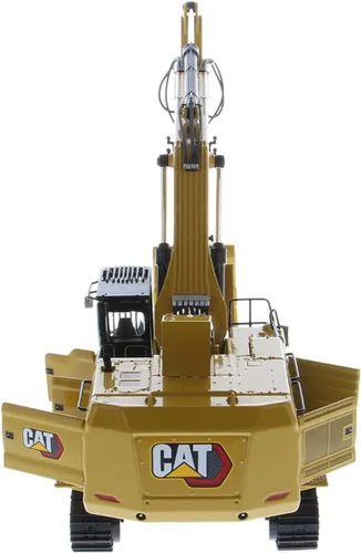Vista 8 de Caterpillar 395 Excavadora hidráulica de próxima generación (versión de uso general) amarillo con operador y herramientas adicionales High Line