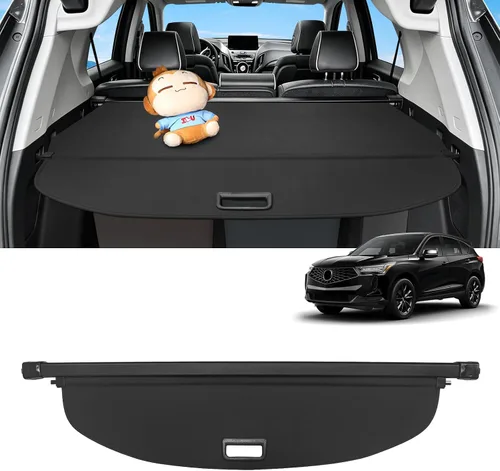Vista 36 de Sze Cubierta de carga para Jeep Grand Cherokee 2022 2023 2024 2025 2026 (2 filas; WL) 4XE retráctil para maletero, cubierta de seguridad negra