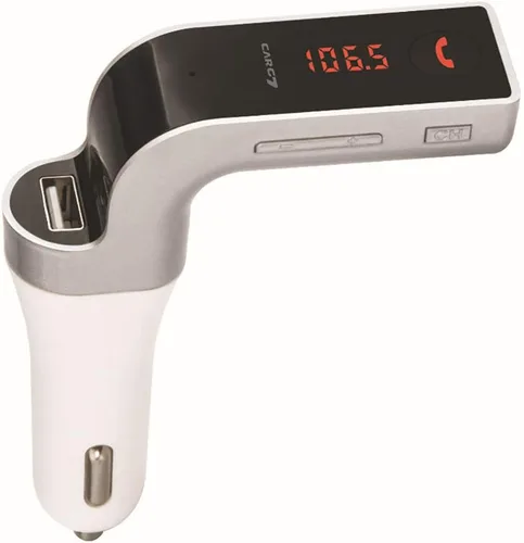 Vista 9 de Transmisor FM Bluetooth Bluetooth para automóvil, adaptador de radio inalámbrico Bluetooth de 2.1 pulgadas, kit de coche con llamadas manos libres