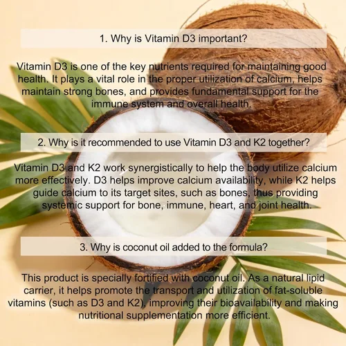 Vista 9 de Vitamina D3 10000 UI con cápsulas blandas K2 MK-7 de 200 mcg, 180 unidades Apoya la salud ósea, cardíaca e inmunológica Absorción mejorada