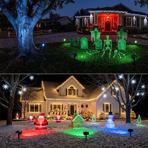 Vista 8 de Luces solares IP67 impermeables para exteriores, 2CCT y luces de paisaje