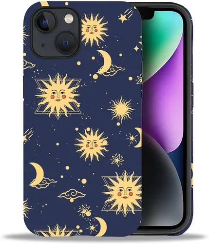 Vista 25 de DAIZAG Funda compatible con iPhone 11, hermoso color arena, patrón completo, carcasa rígida híbrida de plástico TPU + funda de protección