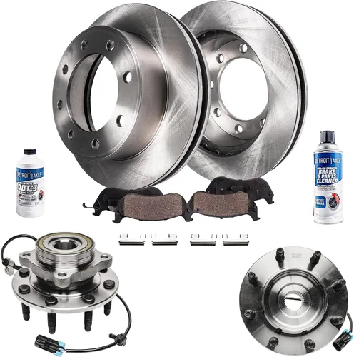 Vista 70 de Detroit Axle - 4 rotores de freno para Ford 1994-2004 Mustang, rotores de freno de disco delanteros y traseros 1995 1996 1997 1998 1999 2000 2001