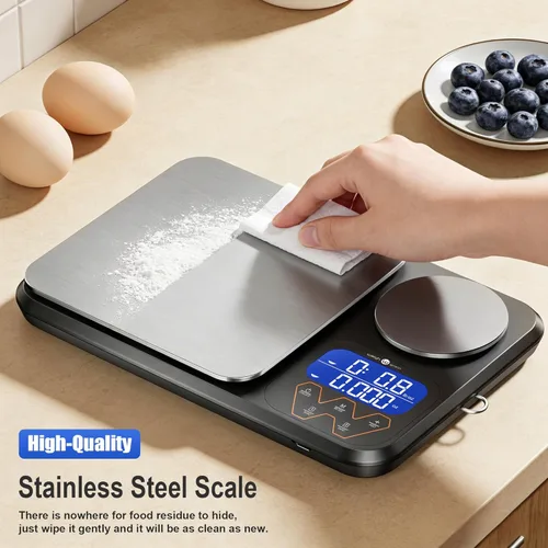 Vista 9 de Peso dual recargable de las básculas de la cocina de la comida