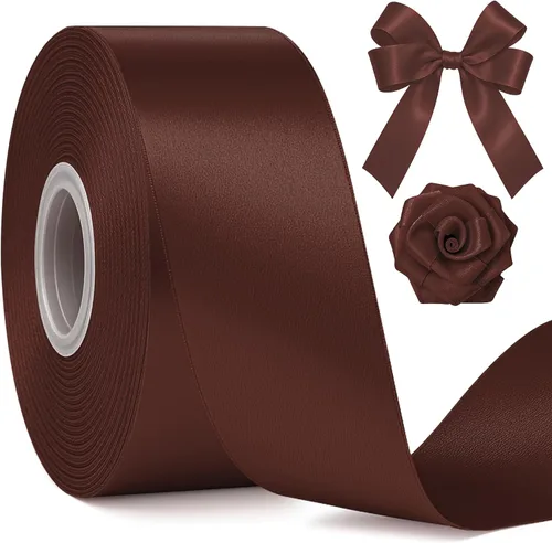 Vista 17 de Fullive Cinta de 1 pulgada para envolver regalos, cinta de Halloween de color morado oscuro de 30 yardas Sleek Glossy, Wear Resistant, Easy Cut