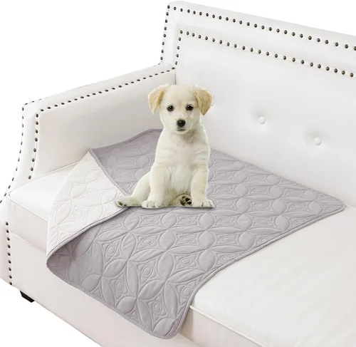 Vista 30 de Manta impermeable para perro, 30 x 30 pulgadas, fundas de sofá para mascotas pequeñas para sofá, silla, cama, protector de muebles de perros
