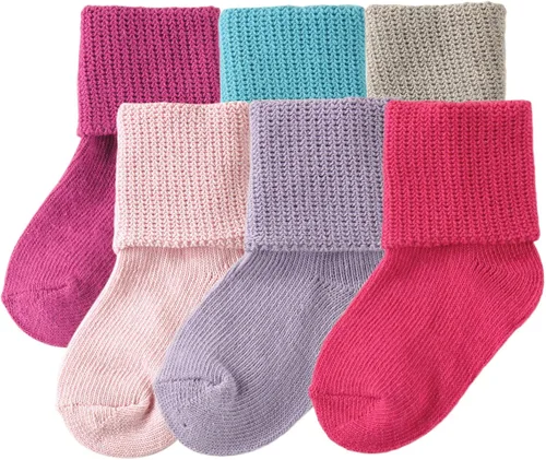 Vista 4 de Luvable Friends Conjunto de calcetines unisex para bebé recién nacido y bebé