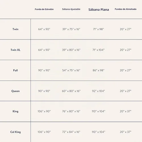 Vista 8 de Brooklinen Juego de sábanas de satén de lujo de calidad hotelera Crema