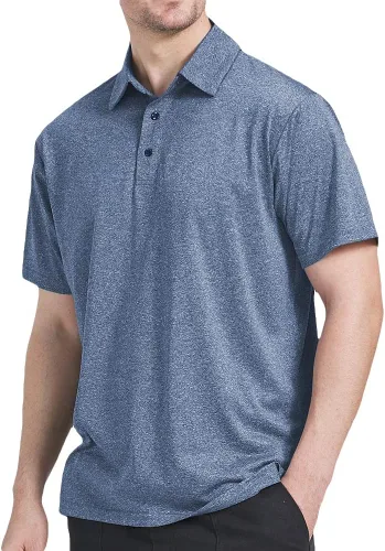 Vista 5 de Pack de polos para hombre, Dry Fit Performance de manga corta, polo de golf