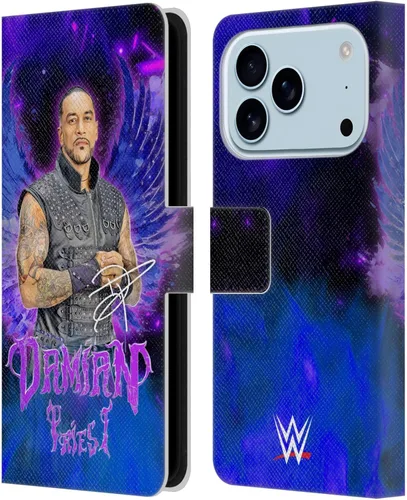 Vista 9 de Head Case Designs Funda de piel con licencia oficial de la WWE Portrait Damian Priest compatible con Apple iPhone 11