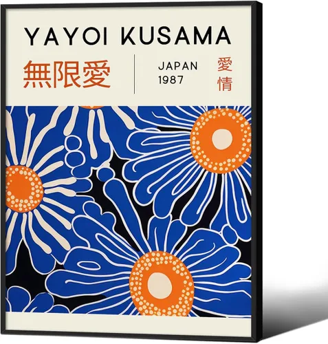 Vista 8 de Podafu Arte de Pared en Lienzo de Casa de Té Japonesa de Tokio - Decoración Moderna Ukiyo-e - Marco Negro - 10L" x 8W" - Dormitorio y Sala de Estar
