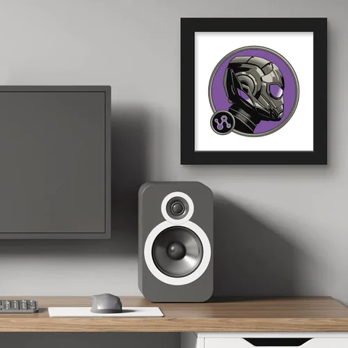 Vista 5 de Trends International Gallery Pops Marvel Ant-Man and the Wasp: Quantumania - Arte de pared de partículas de Cassie Lang Pym, versión enmarcada