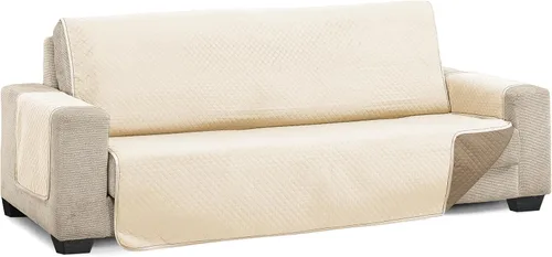 Vista 12 de Martina Home Sofa Cover Diameter 2 Seats Beige / Brown