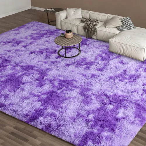 Vista 41 de EVOIONOS Alfombra Redonda Negra para Dormitorio, 4x4 Pies Alfombra de Área Circular Suave y Esponjosa para Sala de Estar, Alfombra Circular de Felpa