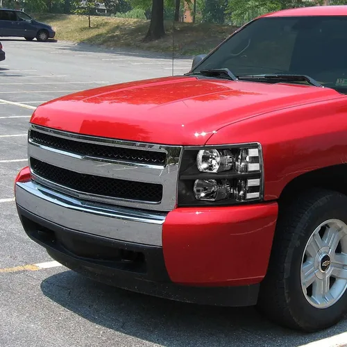 Vista 7 de DNA Motoring HL-OH-CSIL07-BK-CL1 Par de faros delanteros con carcasa negra compatibles con Silverado 1500 de 07-13 / Modelos Silverado 2500 3500 &