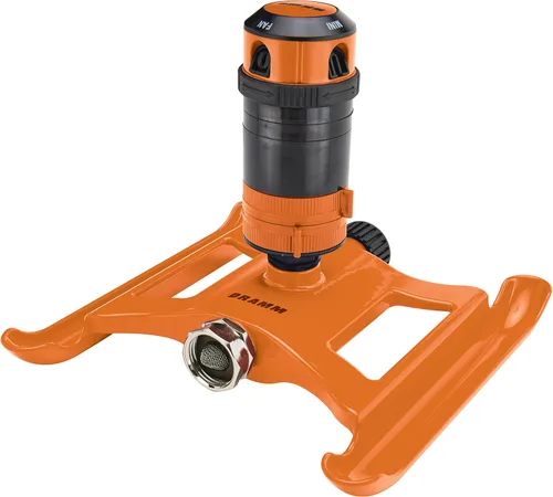 Vista 13 de Dramm ColorStorm - Aspersor de transmisión por engranajes sobre base de metal resistente y duradera, 4 patrones, ideal para áreas pequeñas, medianas