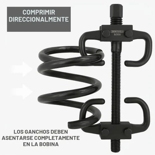 Vista 3 de OEMTOOLS 37200 Compresor de muelles helicoidales, Comprime muelles helicoidales en todas las camionetas y autos de pasajeros, herramienta