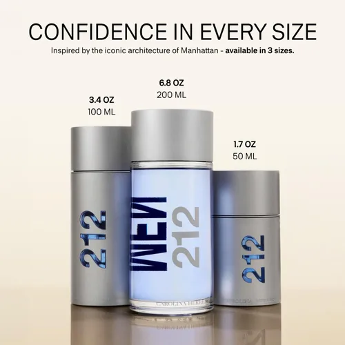 Vista 6 de Carolina Herrera 212 For Men. Eau De Toilette Spray, 3.4 Fl. Oz
