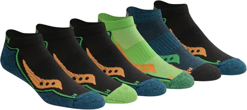 Vista 16 de Saucony Calcetines invisibles Rundry Bolt Performance para hombre, disponibles en tallas M-XXL (6, 12, 18 pares)
