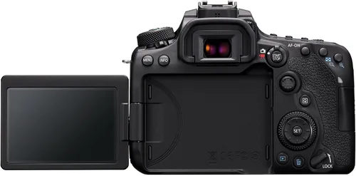 Vista 4 de Cámara DSLR Canon [EOS 90D] con Wi-Fi integrado, Bluetooth, procesador de imagen DIGIC 8, video 4K, Dual Pixel CMOS AF y pantalla LCD táctil