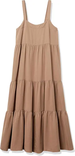 Vista 6 de The Drop Vestido largo Britt escalonado para mujer