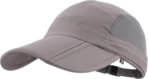 Vista 4 de Connectyle Sombreros de pesca con protección solar UPF 50+ para hombre con solapa extraíble para el cuello Gris profundo