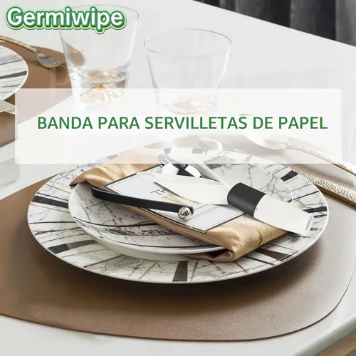 Vista 7 de Germiwipe 2500 servilleteros, servilleteros de papel autoadhesivos, (negro)