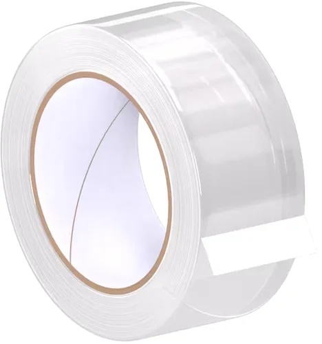 Vista 2 de Cinta de embalaje, cinta de embalaje resistente, cinta de caja transparente, cinta móvil, cinta de 2 pulgadas de ancho, cinta de sellado de cartón