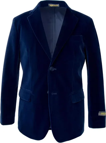 Vista 8 de Spring Notion Blazer de terciopelo para niños grandes Negro