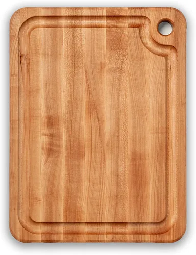 Vista 10 de John Boos Prestige Series Tabla de Cortar Rectangular de Madera de Arce 16"x10" – 1.25 pulgadas de grosor, bloque de carnicero reversible de 6