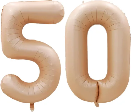 Vista 132 de Goer, conjunto de globos de papel aluminio para decoraciones de cumpleaños, globos de las letras de feliz cumpleaños y de números Oro